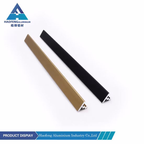 China Supplier Metal Profile Wall Strip Ceramic Tile Floating Floor Perimeter Trim Outside Corner Edge Aluminium Tile Trim 12mm
