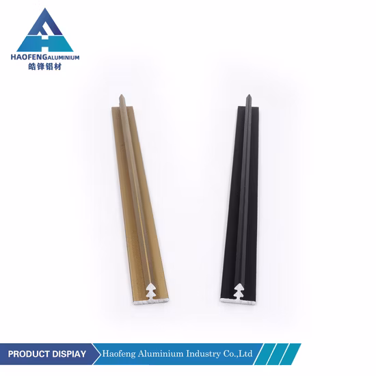 China Supplier Metal Profile Wall Strip Ceramic Tile Floating Floor Perimeter Trim Outside Corner Edge Aluminium Tile Trim 12mm