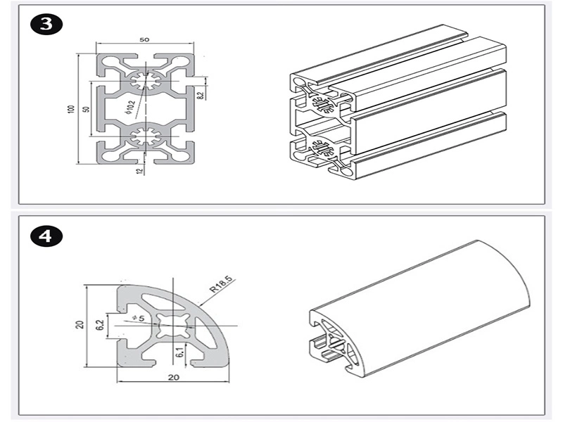 Aluminum Profile Custom Design Factory Aluminum Profile