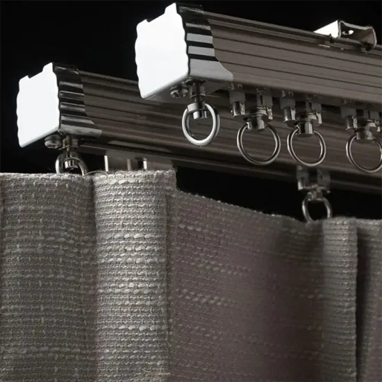 Rieles de cortina de primera calidad para un deslizamiento suave y una fácil instalación