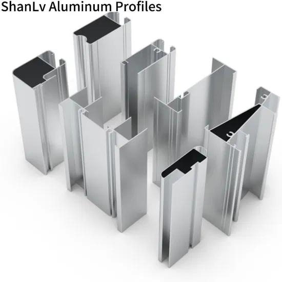 Perfil de aluminio de extrusión de aluminio personalizado 6063 para gabinete de cocina